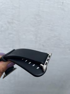 Black Silicon Apple Watch Strap