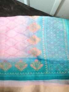 Pink &amp; Teal Dupatta💓