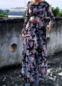 Floral Print Long Kurta🩷🤌✨️