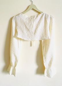 Cute Tie-Front Crop Top