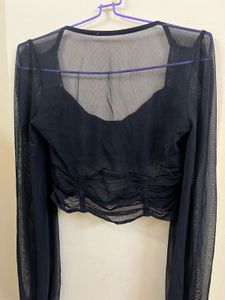 Black Crop Top