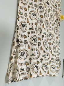 Elephant Print Sleeveless Top