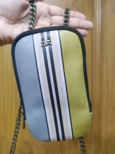 Striped Crossbody Bag