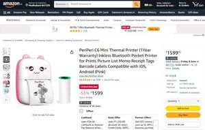 BAWALY Bluetooth Pocket Printer for Prints