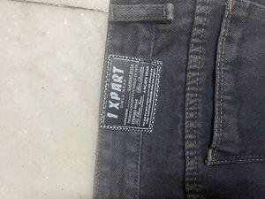 Charcoal Black Cargo Denim