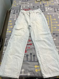 Light Wash Wide Leg Jeans