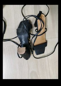 Black Strappy Heels
