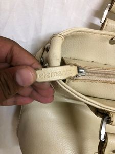 Elementz white Handbag