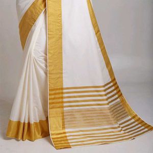 Kerala Kasavu Saree - Classic Elegance