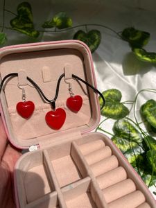 Resin Crystal Heart Set