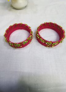 Silk thread Bangle Set