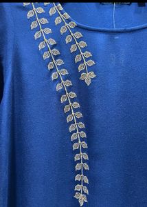 Elegant Blue Kurta.