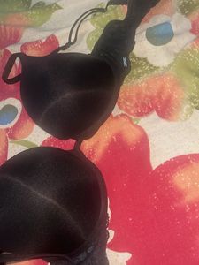 Black Lace Bra