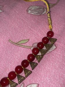 Aesthetic Red Diamonds Jewellery Set
