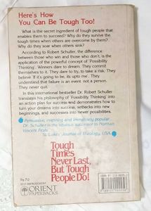 Tough Times Never Last But Toug People Do