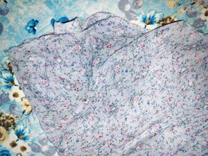 Floral Sheer Tie-Front Top