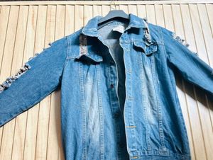 Distressed Denim Jacket
