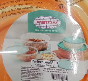 Asian 5pcs Storage Containers