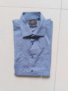 Blue Patterned Shirt