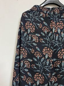 Floral Print Wide Leg Pants