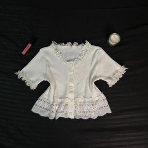 Coquette Lace White Top