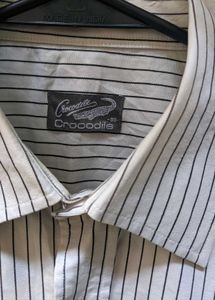 Striped Button-Down Shirt