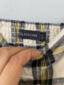 Checked Short Dress