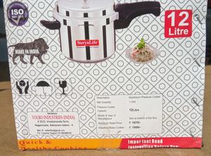 12l Litre Pressure Cooker