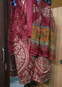 Unstitched Pakistani Patchwork Suit