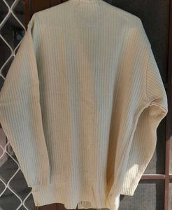 Embroidered with Lace work  Wollen  Cardigan