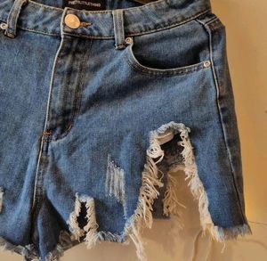 Pretty Little Thing Tattered/Ripped Shorts