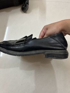 Leather Black Loafers