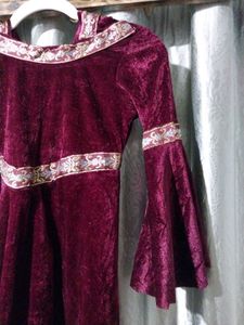 Maroon dress 👗