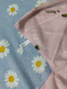 Pink Floral Embroidered Dress