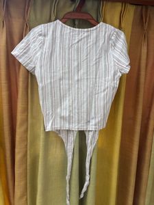 Crop T-shirt With Not