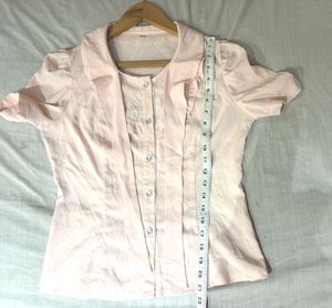 Vintage-Style Beautiful Pink Top