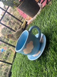 Cute Cloud Mug &amp; Saucer