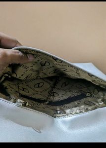 New Blue Floral Print Sling Bag