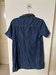 Life in Progress Denim Shirt Dress