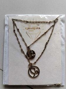 3 Layered Coin Necklace