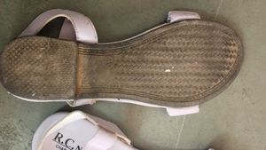 Lavender Flat Sandals In Size 41