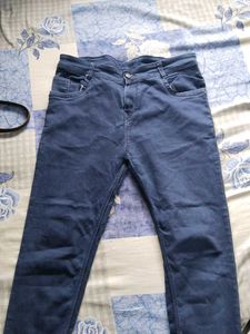 Dark Blue Denim Jeans