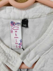 White Crop Jacket