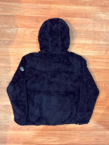 Cozy Black Fleece Hoodie