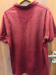 Peter England Burgundy Polo