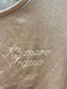 Peach Velvet Tee