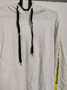 White Colour Winter Hoodie/ Sweatshirt ( Unisex)
