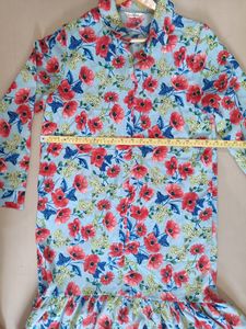 Floral Midi Dress For Women