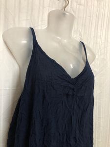 Blue Sleeveless Top