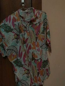 Floral Print Top &amp; Bottom Set